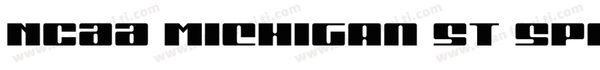 NCAA Michigan St Spa字体转换